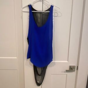 Olive Olivia mesh back blouse